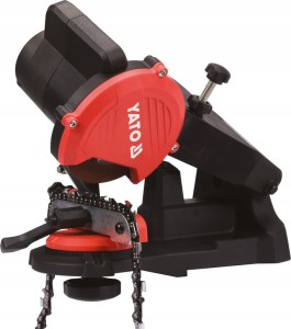 YATO OSTRZAŁKA DO OSTRZENIA ŁAŃCUCHÓW PIŁ PILAREK OBROTOWA PODSTAWA 85W