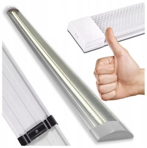 LAMPA OŚWIETLENIOWA ŚWIETLÓWKA LED 54W 120CM OPRAWA NATYNKOWA DO MOCNA