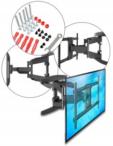 Solidny Uchwyt do Telewizora Wieszak TV K65 40-85" 68 kg UNIWERSALNY KRUGER