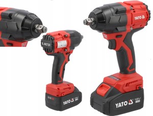 YATO KLUCZ UDAROWY BEZSZCZOTKOWY 18V 800NM 2 AKU YT-8277935