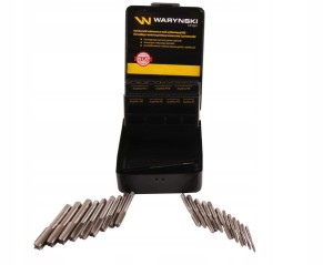 Zestaw gwintowników M3-M12 dwusztukowy ze stali HSS 21 el Waryński WMG021