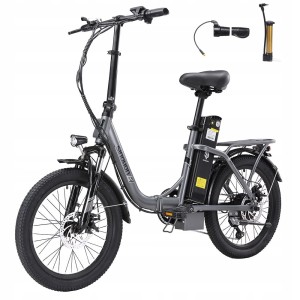Rower elektryczny C20 rama M stal koło 20 "