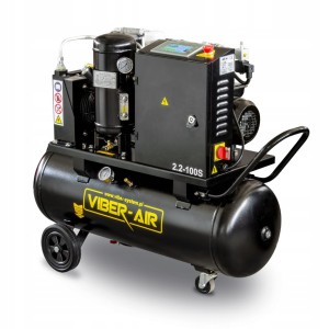 SPRĘŻARKA ŚRUBOWA KOMPRESOR 2,2kW 100L VIBER-AIR 2.2-100S