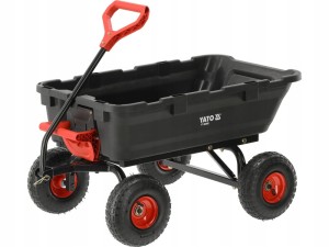 WÓZEK OGRODOWY Z WYWROTKĄ XL 350KG KOŁA 10" YATO