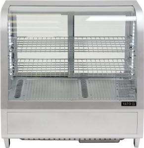 Witryna chłodnicza 100 L srebrna LED Yato 05022