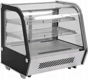WITRYNA CHŁODNICZA 120L 688x568x686MM SREBRNA OŚWIETLENIE LED YATO YG-05025