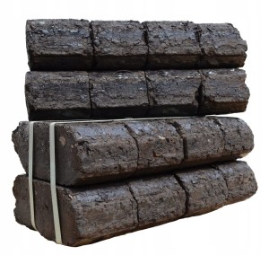 Brykiet TORFOWY zestaw zgrzewki 20 kg TANI OPAŁ