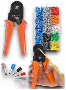 ZESTAW ZACISKARKA DO TULEJEK ŚCIĄGACZ IZOLACJI PRASKA DO KABLI TULEJKI