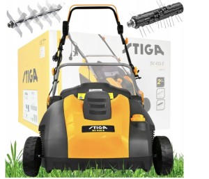 POTĘŻNY STIGA AERATOR WERTYKULATOR DO TRAWY SV 415E 38CM 1500W ELEKTRYCZNY