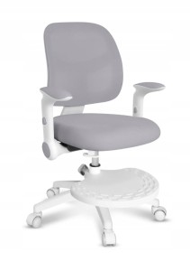 Fotel obrotowy dla dziecka z podnóżkiem Mark Adler Junior 5.0 Grey