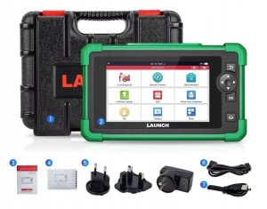 Tester diagnostyczny Launch CRP919 EV 7 cali 120 marek